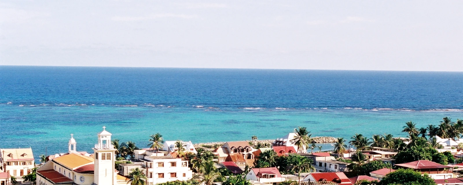 Vue de Capesterre-de-Marie-Galante, Guadeloupe