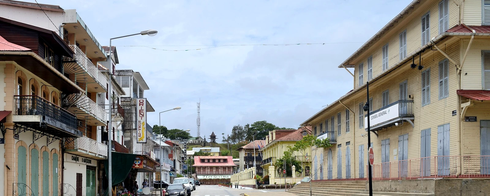 Vue de Cayenne, Guyane