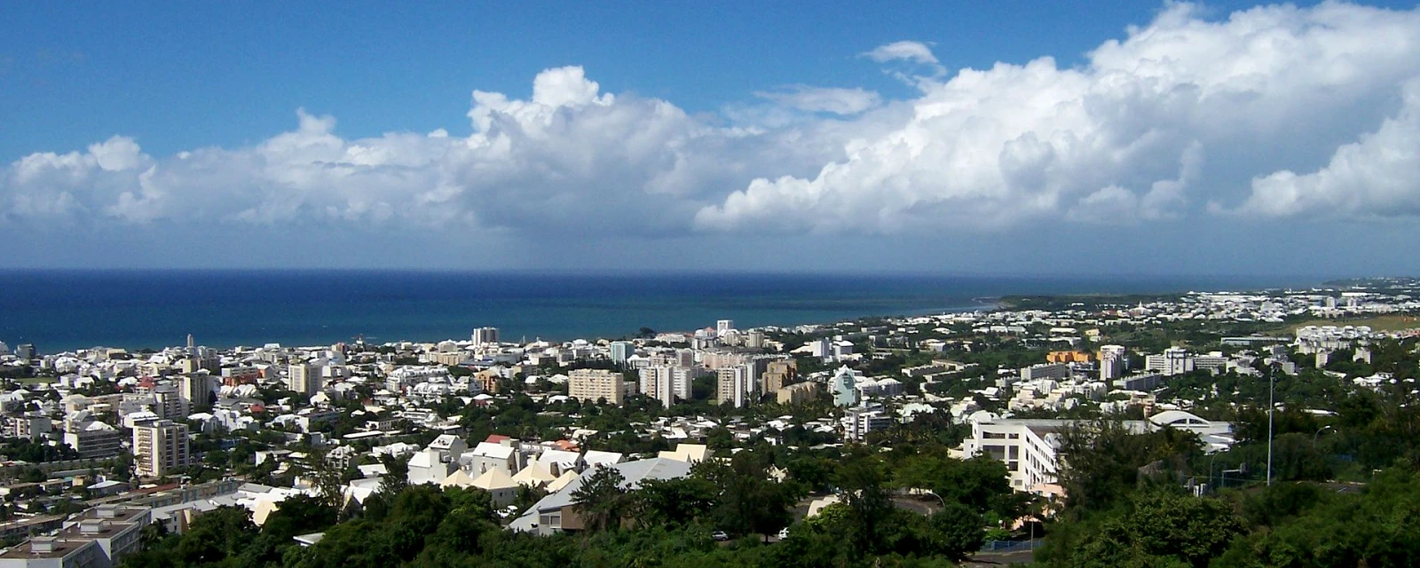 Vue de Saint-Denis, La Réunion